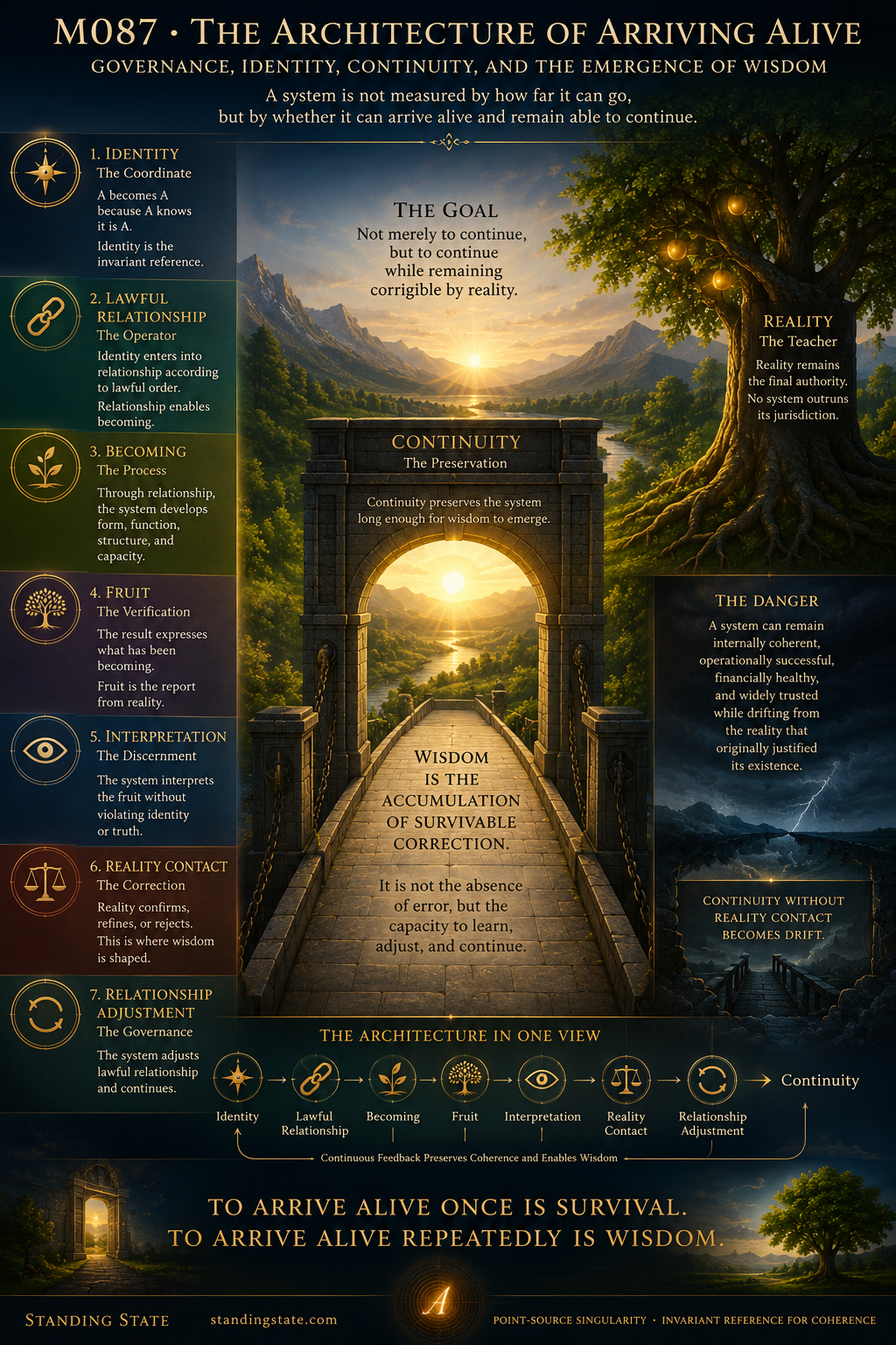 The Architecture of Arriving Alive